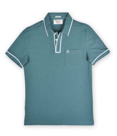 penguin slim fit polo shirt